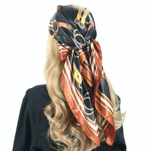 Load image into Gallery viewer, Silk Hair Scarf Scarftop Women Summer Satin Headscarf Foulard Bandana Cheveux Soft Neckerchief Hijab For Ladies