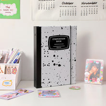 Load image into Gallery viewer, A5 Binder 6 Ring Hard Cover Collection Book Pearl Heart Journal Refills Bandage Postcards Sticker Organizer