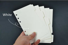 Load image into Gallery viewer, A4 B5 A5 A6 A7 Loose Leaf Notebook Refill Spiral Binder Inner Page Grid Blank Line Diary Agenda PlannerSchool Stationery
