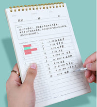 Load image into Gallery viewer, A6 A5 B5 A4 Spiral Bound Notebook Line Grid 160 Pages Thickened Notepad Simple PP Hard Cover Coil Chedule Meeting School Suppliers