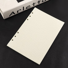 Load image into Gallery viewer, A4 B5 A5 A6 A7 Loose Leaf Notebook Refill Spiral Binder Inner Page Grid Blank Line Diary Agenda PlannerSchool Stationery