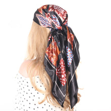 Load image into Gallery viewer, Silk Hair Scarf Scarftop Women Summer Satin Headscarf Foulard Bandana Cheveux Soft Neckerchief Hijab For Ladies