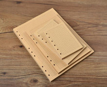 Load image into Gallery viewer, 50 Sheet A5 A6 Loose-leaf Colorful Refill Inner Page Line Blank Grid Inner Page Rulers Envelopes Inside Paper Designer Stationery