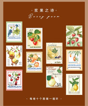 Load image into Gallery viewer, Vintage Stamp Collection and Washi Tape Scrapbooking Stickers Junk Journaling Scrap Booking Stickers Diary Decorative Tapes Washi tape Set