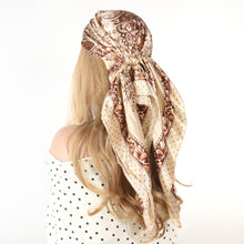 Load image into Gallery viewer, Silk Hair Scarf Scarftop Women Summer Satin Headscarf Foulard Bandana Cheveux Soft Neckerchief Hijab For Ladies
