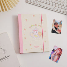 Load image into Gallery viewer, A5 Binder 6 Ring Hard Cover Collection Book Pearl Heart Journal Refills Bandage Postcards Sticker Organizer