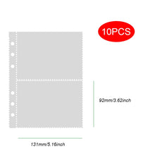 Load image into Gallery viewer, A5 Six Ring Clear Binder Refill 1 2 4 Pockets Sleeves Toploader Photocards Holder Photo Album Sheets 10 Pieces
