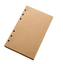 Load image into Gallery viewer, 50 Sheet A5 A6 Loose-leaf Colorful Refill Inner Page Line Blank Grid Inner Page Rulers Envelopes Inside Paper Designer Stationery