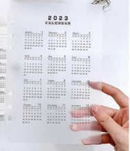 Load image into Gallery viewer, 50 Sheet A5 A6 Loose-leaf Colorful Refill Inner Page Line Blank Grid Inner Page Rulers Envelopes Inside Paper Designer Stationery