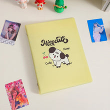 Load image into Gallery viewer, A5 Binder 6 Ring Hard Cover Collection Book Pearl Heart Journal Refills Bandage Postcards Sticker Organizer