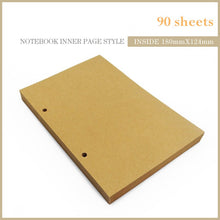 Load image into Gallery viewer, Vintage Stationery PU Leather Notebook Creative Planner Sketchbook Agenda Diary Notebooks