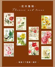 Load image into Gallery viewer, Vintage Stamp Collection and Washi Tape Scrapbooking Stickers Junk Journaling Scrap Booking Stickers Diary Decorative Tapes Washi tape Set