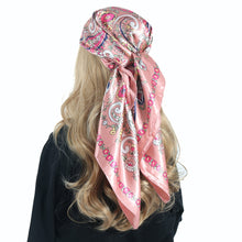 Load image into Gallery viewer, Silk Hair Scarf Scarftop Women Summer Satin Headscarf Foulard Bandana Cheveux Soft Neckerchief Hijab For Ladies