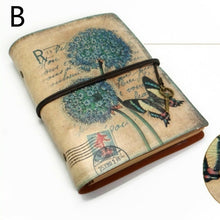 Load image into Gallery viewer, Vintage Stationery PU Leather Notebook Creative Planner Sketchbook Agenda Diary Notebooks