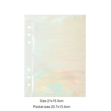 Load image into Gallery viewer, A5 Binder 6 Ring Hard Cover Collection Book Pearl Heart Journal Refills Bandage Postcards Sticker Organizer