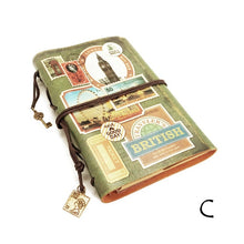 Load image into Gallery viewer, Vintage Stationery PU Leather Notebook Creative Planner Sketchbook Agenda Diary Notebooks
