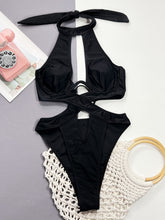 Load image into Gallery viewer, Women's Sexy Bondage Wrap One-piece Bikini Hollow Out