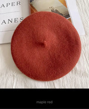 Load image into Gallery viewer, Wool Blend Adjustable French Berets Autumn Winter Fall Artist Cap Painters Hat
