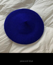 Load image into Gallery viewer, Wool Blend Adjustable French Berets Autumn Winter Fall Artist Cap Painters Hat