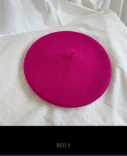 Load image into Gallery viewer, Wool Blend Adjustable French Berets Autumn Winter Fall Artist Cap Painters Hat