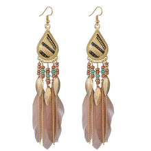 Load image into Gallery viewer, Pink Feathers + Teardrop