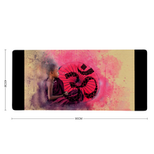 Load image into Gallery viewer, Geisha Girl Om Custom Rectangular Non-slip Mouse Pad 16" x 35"