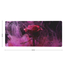 Load image into Gallery viewer, Purple Rose Custom Rectangular Non-slip Mouse Pad 16" x 35"