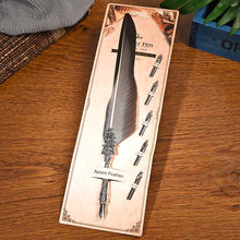 Load image into Gallery viewer, European Feather Pen Calligraphy Pen 10 Colors