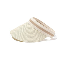 Load image into Gallery viewer, Large Eaves Sraw Hat Sun Visor EmptyTop