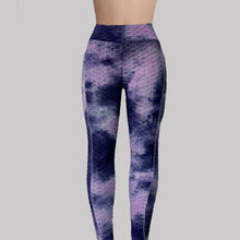 Load image into Gallery viewer, High Waisted Tie Dyed Leggings Yoga Pants