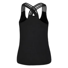 Load image into Gallery viewer, Star Design Criss Cross Back Tank Top