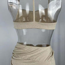 Load image into Gallery viewer, Elegant Two Piece Suspender Top with Long Skirt