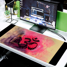 Load image into Gallery viewer, Geisha Girl Om Custom Rectangular Non-slip Mouse Pad 16" x 35"