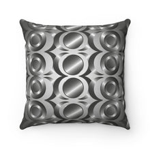 Load image into Gallery viewer, Unique Faux Suede Throw Pillow  Steel Grey, Pillow Included, Beautiful Decorative Faux Suede Cushions, Unique Luxury Cushions, 4 Sizes