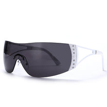Load image into Gallery viewer, Retro Oversized Wrap Around Sun Glasses UV400 2022 Fashion Eyewear Shades
