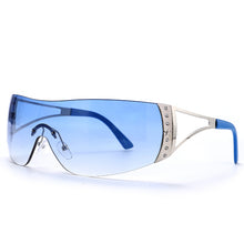 Load image into Gallery viewer, Retro Oversized Wrap Around Sun Glasses UV400 2022 Fashion Eyewear Shades