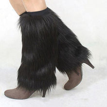Load image into Gallery viewer, Warm Furry High Fashion Faux Fur Leg Warmers Boot Covers