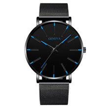 Load image into Gallery viewer, Geneva Leather or Stainless Steel Mesh Belt Quartz Watch 21 Style Choice