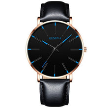 Load image into Gallery viewer, Geneva Leather or Stainless Steel Mesh Belt Quartz Watch 21 Style Choice
