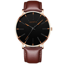 Load image into Gallery viewer, Geneva Leather or Stainless Steel Mesh Belt Quartz Watch 21 Style Choice