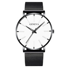 Load image into Gallery viewer, Geneva Leather or Stainless Steel Mesh Belt Quartz Watch 21 Style Choice