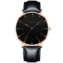 Load image into Gallery viewer, Geneva Leather or Stainless Steel Mesh Belt Quartz Watch 21 Style Choice