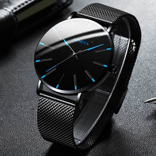 Load image into Gallery viewer, Geneva Leather or Stainless Steel Mesh Belt Quartz Watch 21 Style Choice