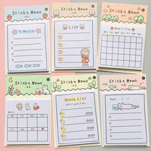 Load image into Gallery viewer, 5 Inch 30 Sheets Sunny Day Weekly Plan To Do List Sticky Notes