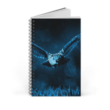 Load image into Gallery viewer, Night Owl 5x8 Spiral Bound Journal, Diary, Notebook, Available in Dot Grid, Lined, Blank, Task