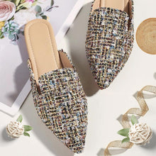 Load image into Gallery viewer, Beach Sandals Linen Slides