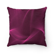 Load image into Gallery viewer, Unique Faux Suede Throw Pillow Raspberry Flame, Pillow Included, Beautiful Decorative Faux Suede Cushions, Unique Luxury Cushions, 4 Sizes