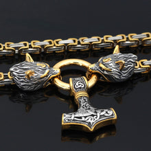 Load image into Gallery viewer, Thors Hammer Pendant and Choice of Chain Length