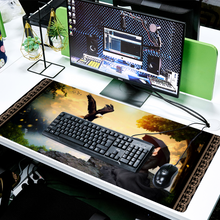 Load image into Gallery viewer, Lady Fallon Custom Rectangular Non-slip Mouse Pad 16" x 35"