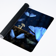Load image into Gallery viewer, Magical Blue Butterfly Custom Rectangular Non-slip Mouse Pad 16" x 35"